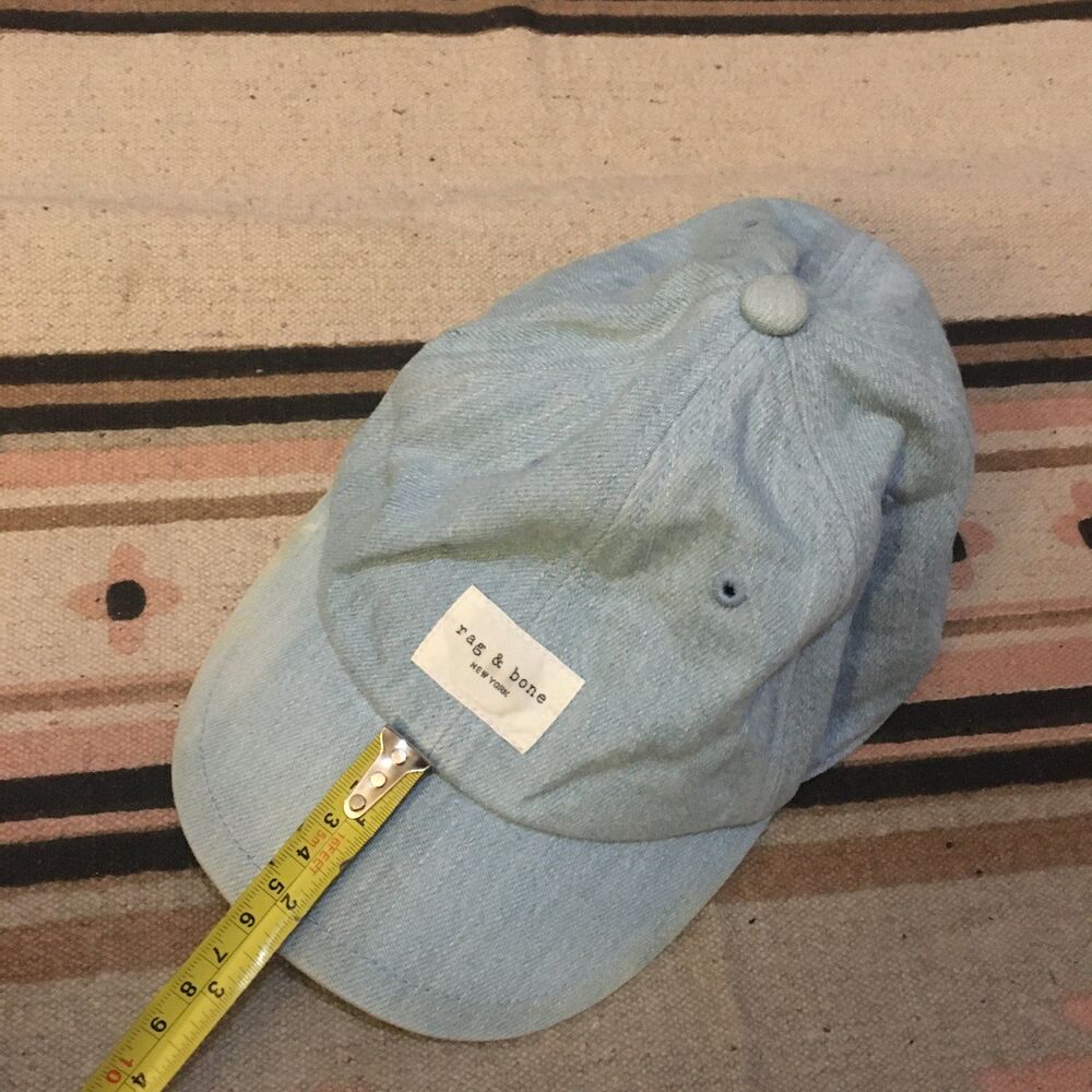 Rag & Bone light blue lightweight denim hat adjustable cap